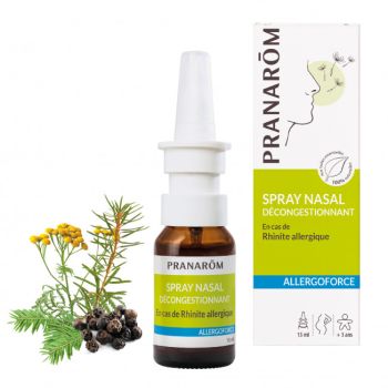 Spray nasal D&eacute;congestionnant Allergoforce Pranarom - spray 15 ml
