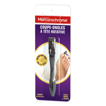 Coupe-ongles &agrave; t&ecirc;te rotative Mercurochrome - un coupe-ongles 