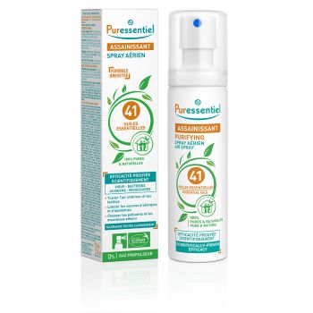 Spray a&eacute;rien assainissant aux 41 huiles essentielles Puressentiel - spray de 75 ml
