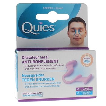 Anti-ronflement dilatateur nasal petit/moyen Quies - bo&icirc;te de 1 dilatateur