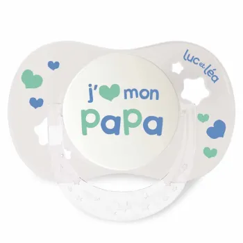 Essentiel sucette collerette confort+ 0/6 mois Luc et L&eacute;a - une sucette