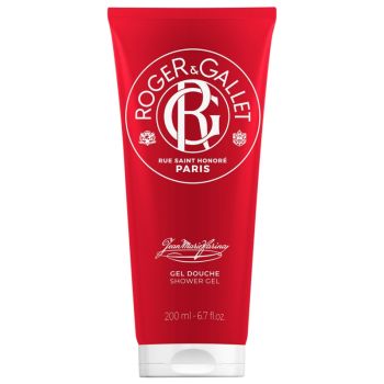 Gel douche fra&icirc;cheur vivifiant Jean-Marie Farina Roger & Gallet - tube de 200 ml