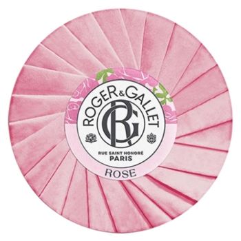 Savon doux parfum&eacute; rose Roger & Gallet - pain de 100 g