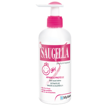 Girl &eacute;mulsion lavante douce Saugella - flacon de 200 ml