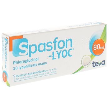 Spasfon-Lyoc 80mg lyophylisat - bo&icirc;te de 10 lyophylisats