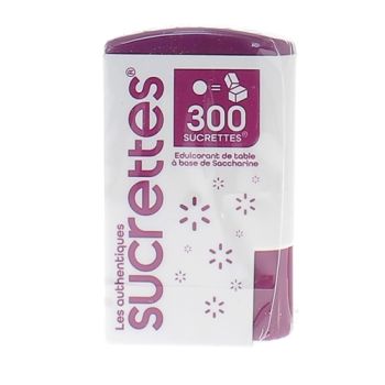 Les sucrettes authentiques 25 mg de saccharine - bo&icirc;te de 300 sucrettes