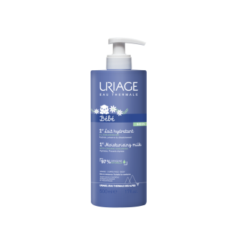 1er lait hydratant b&eacute;b&eacute; Uriage - flacon-pompe de 500 ml