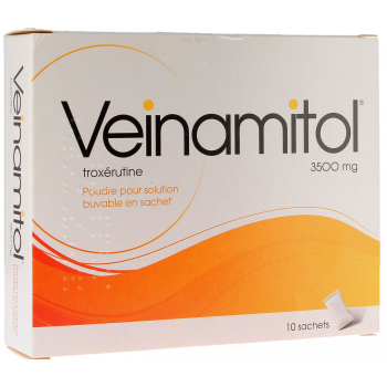 Veinamitol 3500mg poudre pour solution buvable en sachet - bo&icirc;te de 10 sachets
