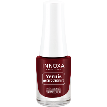 Vernis &agrave; ongles hypoallerg&eacute;nique Rouge Op&eacute;ra 402 Innoxa - flacon de 5 ml