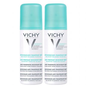 D&eacute;odorant anti-transpirant 48h Vichy - Lot de 2 sprays de 125 ml