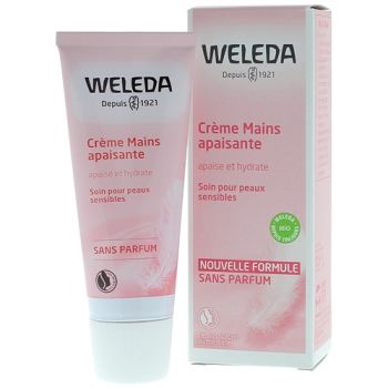 Cr&egrave;me mains apaisante Weleda - tube de 50 ml