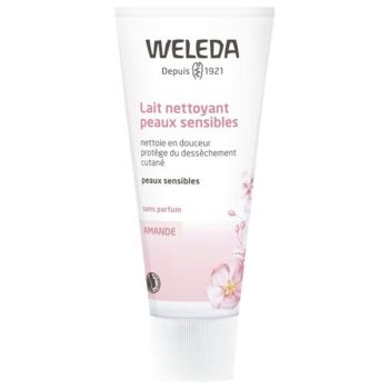Lait nettoyant confort &agrave; l'amande Weleda - tube de 75 ml