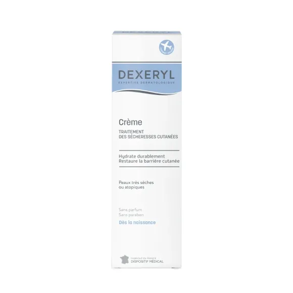 Dexeryl cr&egrave;me traitement des s&eacute;cheresses cutan&eacute;es Pierre Fabre - tube de 50g