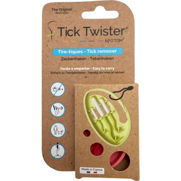 Tire-tique Tick Twister - une bo&icirc;te contentant 3 tire-tique