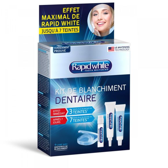 Blanchiment des dents 1 semaine syst&egrave;me Rapid white - 1 kit