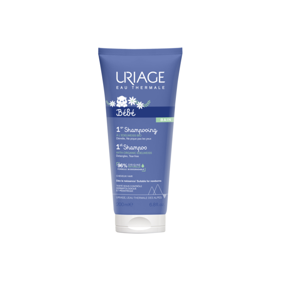 1er Shampoing &agrave; l'edelweiss bio Uriage - tube de 200 ml