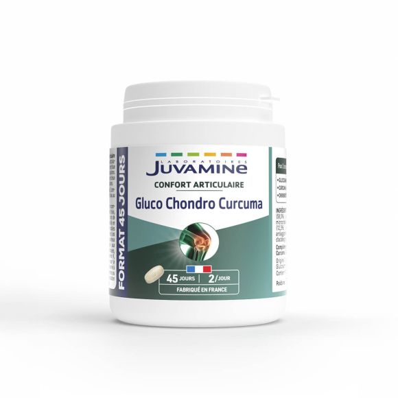 Juvamine curcuma chondro&iuml;tine glucosamine - boite de 90 comprim&eacute;s