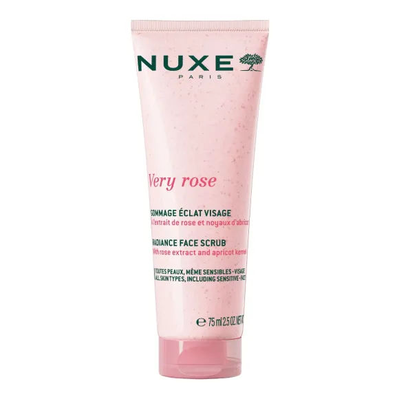 Very Rose gommage &eacute;clat visage Nuxe - tube de 75ml