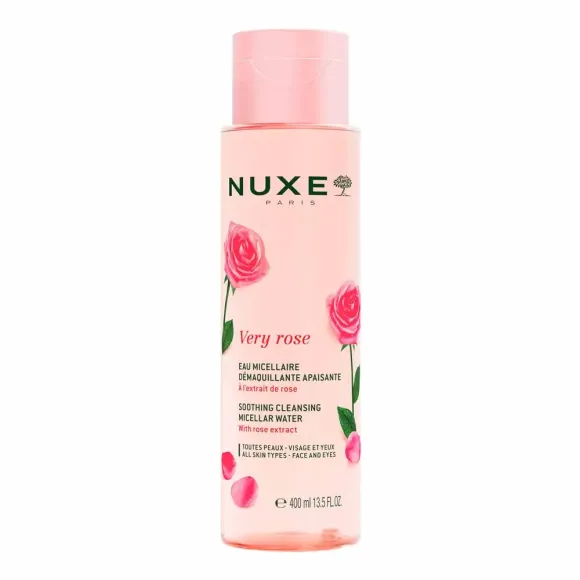 Very Rose Eau micellaire d&eacute;maquillante Nuxe - flacon de 400ml
