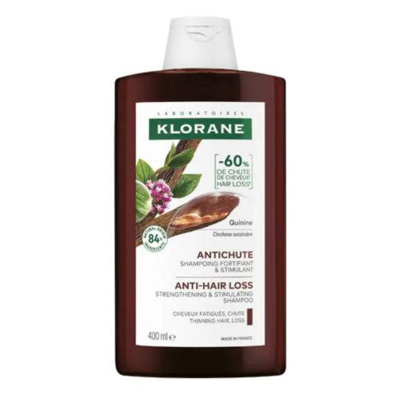 Shampooing &agrave; la Quinine & Edelweiss bio Klorane - flacon de 400 ml