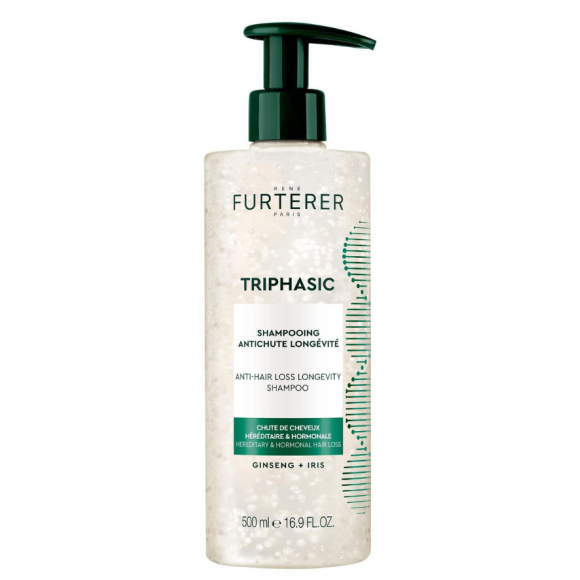 Triphasic shampooing anti-chute long&eacute;vit&eacute; Ren&eacute; Furterer - flacon-pompe de 500ml