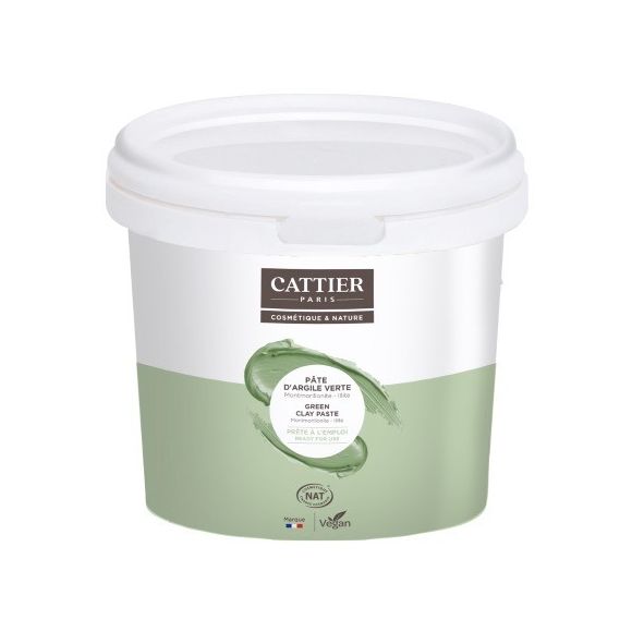 P&acirc;te d'argile verte Cattier - pot de 1,350kg