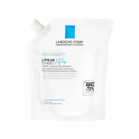 Lipikar syndet AP+ cr&egrave;me lavante relipidante La Roche-Posay - recharge de 400ml