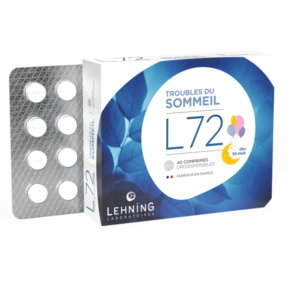 L72 troubles du sommeil Lehning - bo&icirc;te de 40 comprim&eacute;s