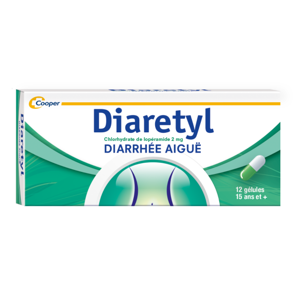 Diaretyl 2mg g&eacute;lule - bo&icirc;te de 12 g&eacute;lules