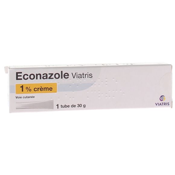 Econazole cr&egrave;me 1% Viatris - tube de 30g
