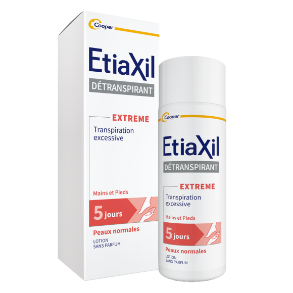 Traitement D&eacute;transpirant Pieds Peaux Normales Etiaxil - flacon de 100 ml