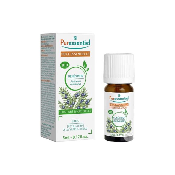 Huile essentielle bio Gen&eacute;vrier Puressentiel - flacon de 5ml