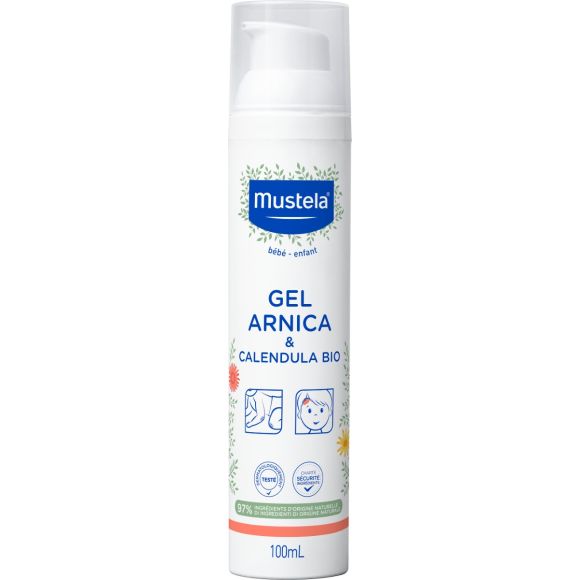 Gel arnica b&eacute;b&eacute; et enfant calendula bio Mustela - flacon de 100 ml