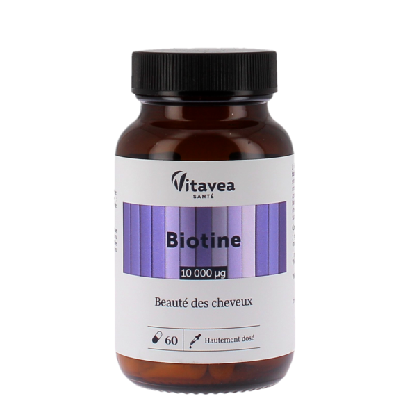Biotine 10 000 &micro;g Vitavea - pot de 60 g&eacute;lules