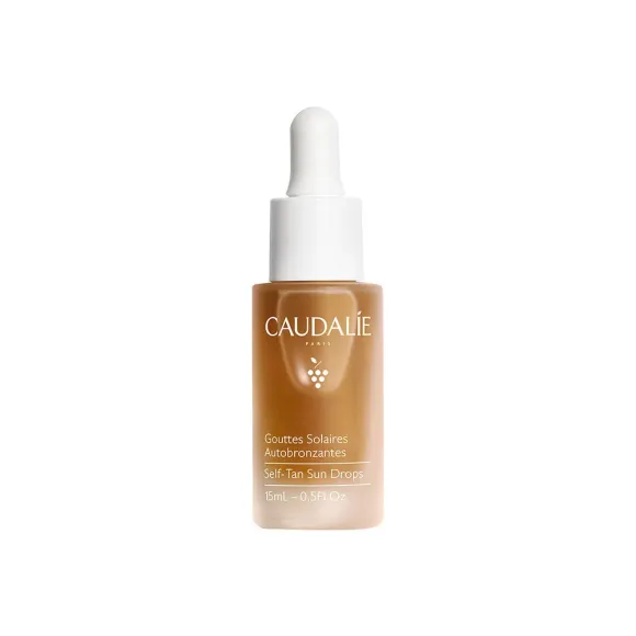 Gouttes solaires autobronzantes Caudalie - flacon-pipette de 15ml 