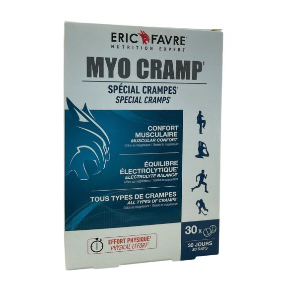 Myo Cramp Eric Favre - bo&icirc;te de 30 comprim&eacute;s