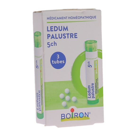 Ledum palustre 5ch granules Boiron - boite de 3 tubes de 4g