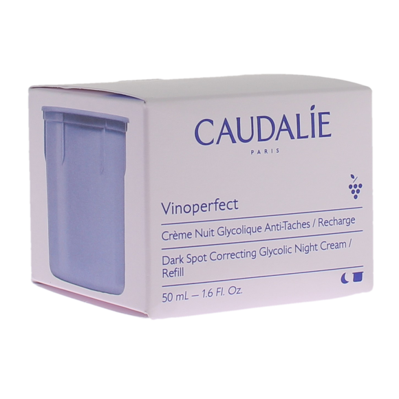 Vinoperfect recharge cr&egrave;me nuit glycolique anti-taches Caudalie - recharge de 50ml
