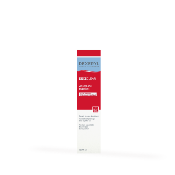 Dexeryl Dexeclear aquafluide matifiant SPF50+ - tube de 40ml