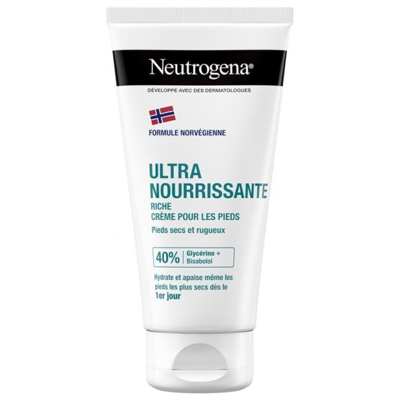 Cr&egrave;me pieds tr&egrave;s secs et ab&icirc;m&eacute;s Neutrogena - tube de 150 ml