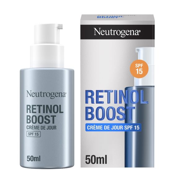 Retinol Boost cr&egrave;me de jour SPF15 Neutrogena - flacon-pompe de 50ml