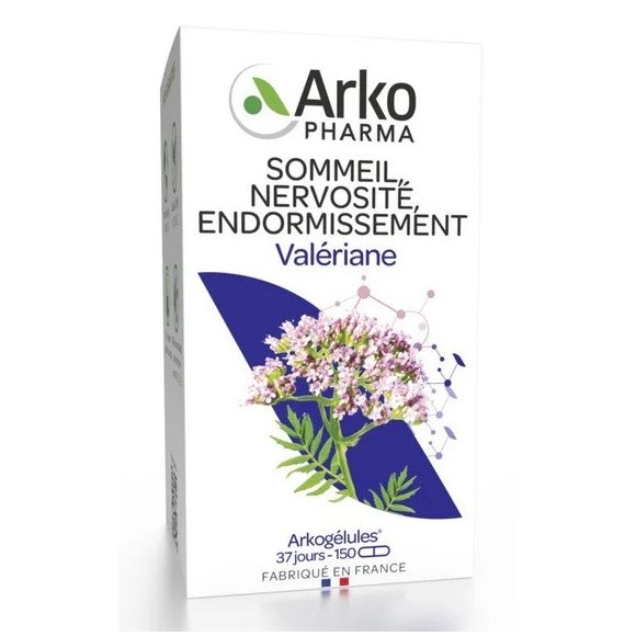 Arkog&eacute;lules Val&eacute;riane Arkopharma - boite de 150 g&eacute;lules
