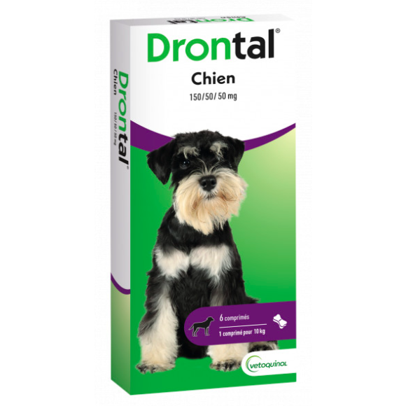 Dontral chien comprim&eacute; app&eacute;tent ar&ocirc;me viande Vetoquinol - boite de 6 comprim&eacute;s s&eacute;cables