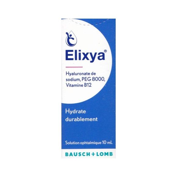 Elixya solution ophtalmique Bausch & Lomb - flacon de 10ml