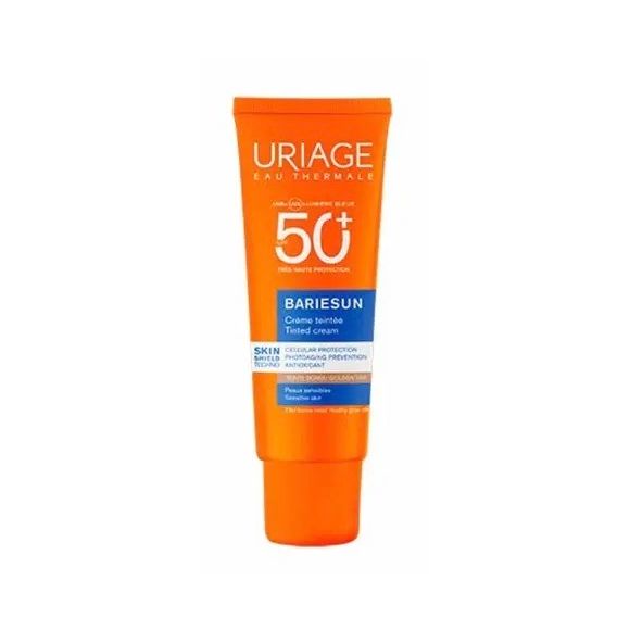 Bari&eacute;sun Cr&egrave;me teint&eacute;e dor&eacute;e SPF50+ Uriage - tube de 50ml