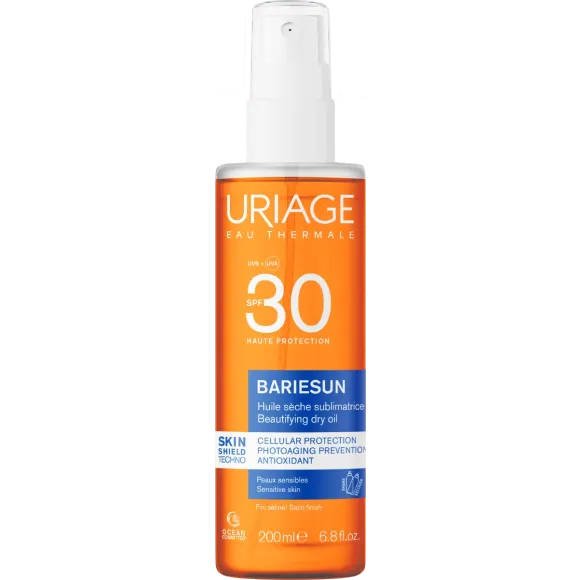 Bari&eacute;sun huile s&egrave;che sublimatrice SPF30 Uriage - spray de 200ml