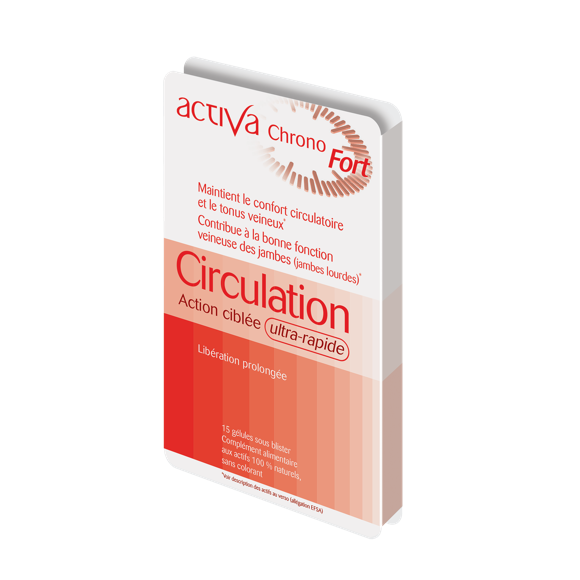 Chrono Fort circulation Activa - 15 g&eacute;lules