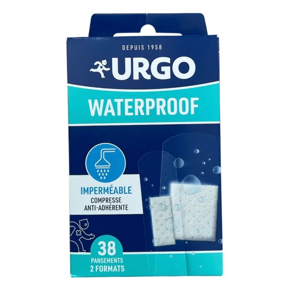 Pansements waterproof Urgo - bo&icirc;te de 38 pansements de 2 formats