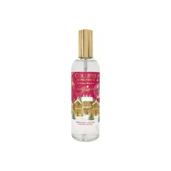 Parfum d'int&eacute;rieur Amande litchi Collines de Provence - spray de 100ml