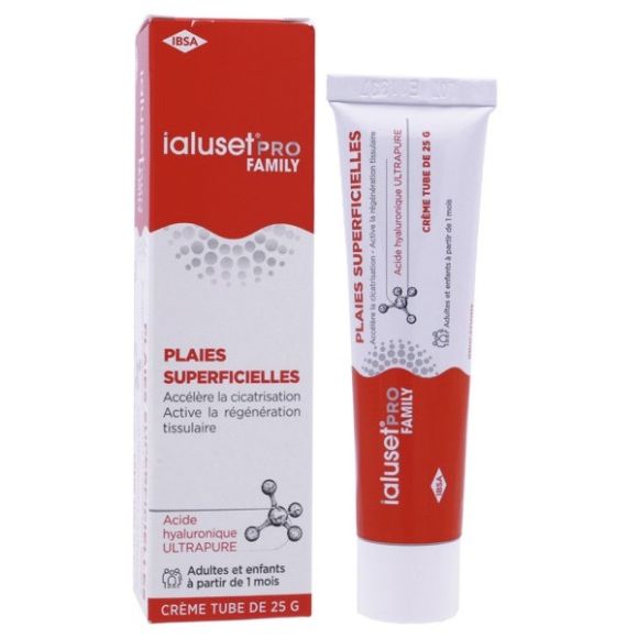 Cr&egrave;me Cicatrisante Ialuset Pro Family - tube de 25g